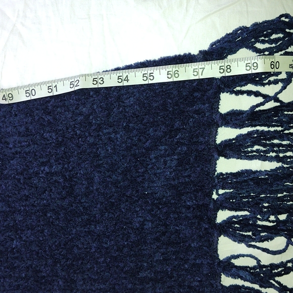 Scarf Navy Blue - Picture 11 of 12